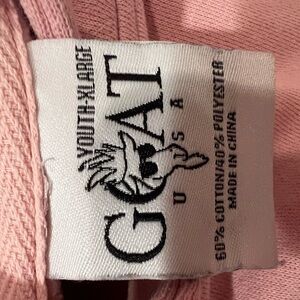 GOAT USA Kids Cozy Pink Hoodie